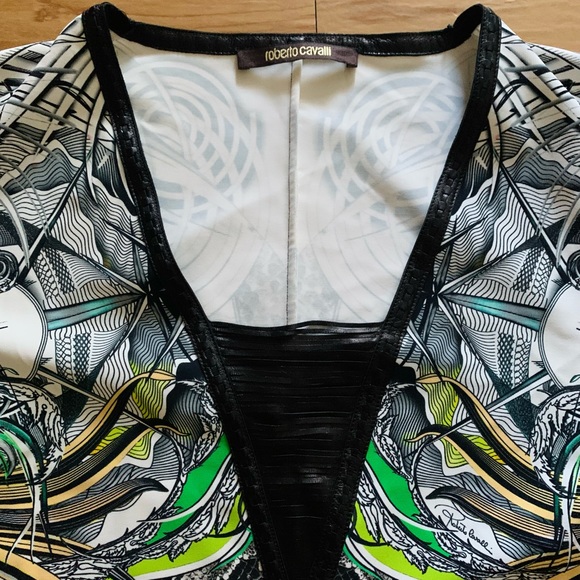 Roberto Cavalli Animal Print Knee Length Dress - Picture 4 of 10